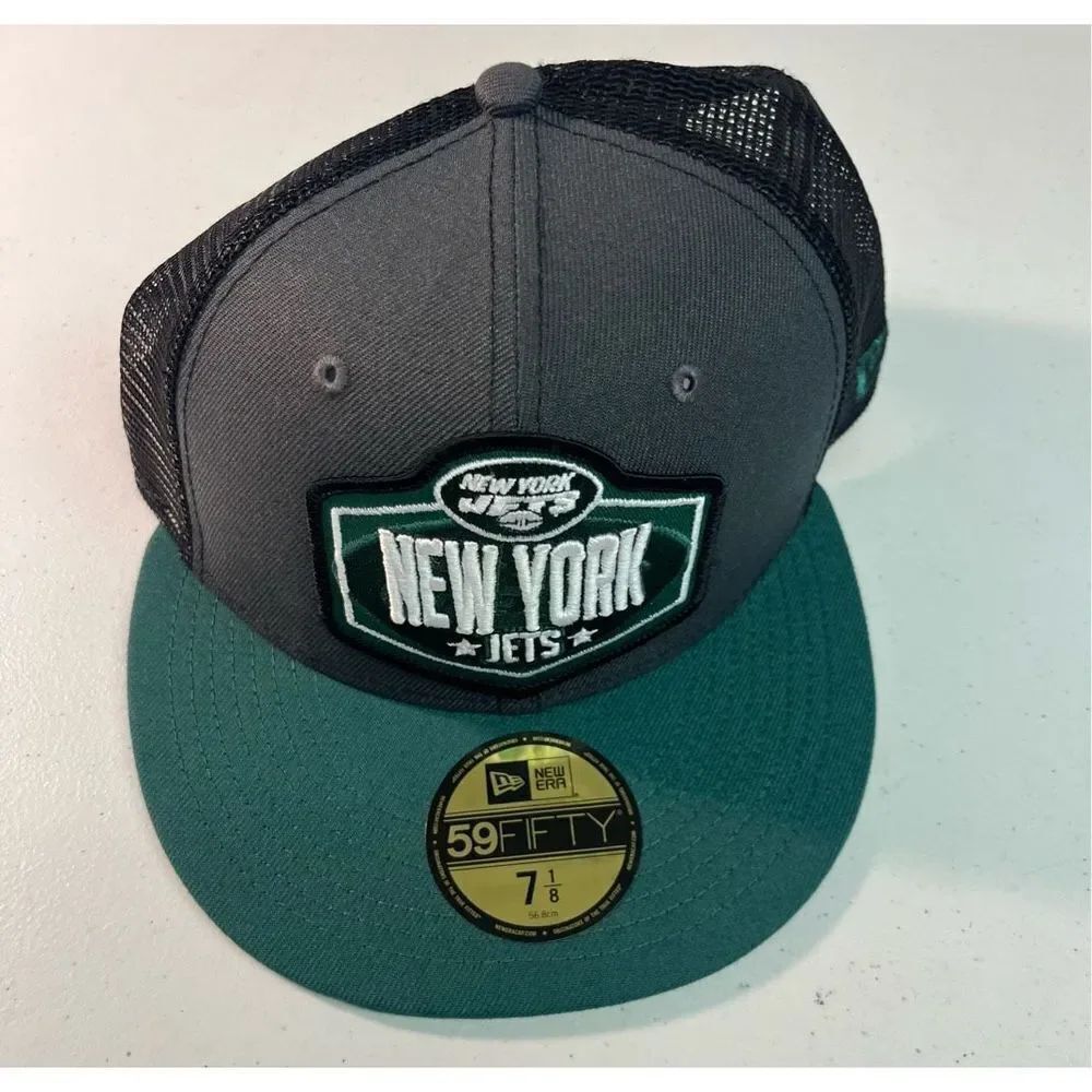 NY Jets fitted trucker hat